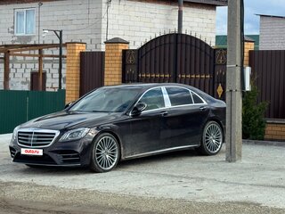 2018 Mercedes-Benz S-Класс 450 VI (W222, C217) Рестайлинг, чёрный, 6500000 рублей, вид 3