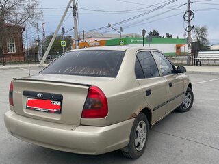 2004 Hyundai Accent ТагАЗ II, бежевый, 265000 рублей, вид 5