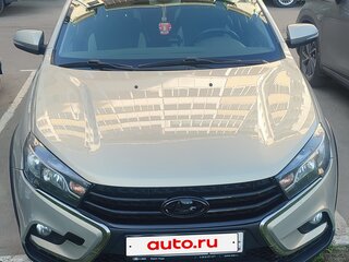 2020 Lada (ВАЗ) Vesta SW I, серый, 950000 рублей, вид 3