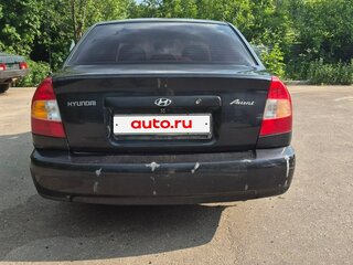 2004 Hyundai Accent ТагАЗ II, чёрный, 230000 рублей, вид 4