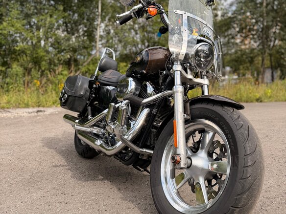 2013 Harley-Davidson Sportster 1200, коричневый, 850000 рублей - вид 12