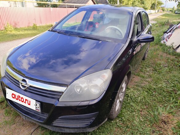 2006 Opel Astra H, чёрный - вид 3