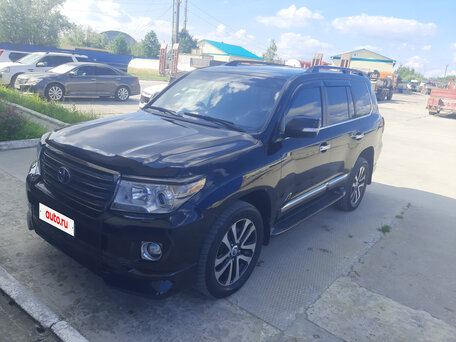 2012 Toyota Land Cruiser 200 Series Рестайлинг 1, чёрный, 3350000 рублей, вид 3