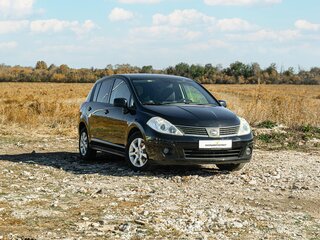 2008 Nissan Tiida I, чёрный, 550000 рублей, вид 5
