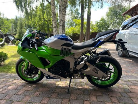 2024 Kawasaki ZX-6R Ninja, зелёный, 1300000 рублей, вид 3