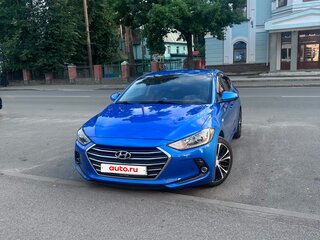 2018 Hyundai Elantra VI (AD), синий, 1290000 рублей, вид 1