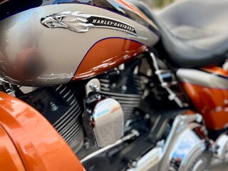 2010 Harley-Davidson CVO Street Glide, оранжевый, 1199000 рублей, вид 5