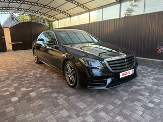2018 Mercedes-Benz S-Класс 350 d Long VI (W222, C217) Рестайлинг, чёрный, 5990000 рублей, вид 3