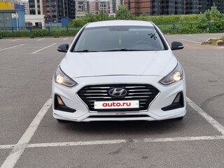 2019 Hyundai Sonata VII (LF) Рестайлинг, белый, 1320000 рублей, вид 1