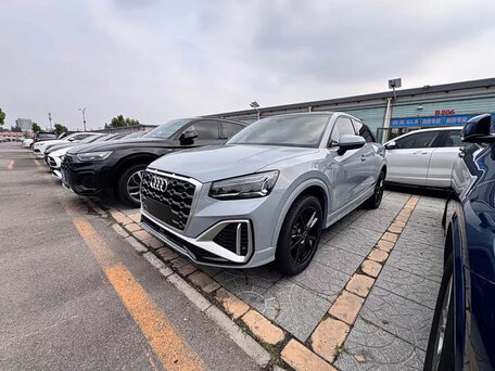 2023 Audi Q2 L 35 TFSI I Рестайлинг, голубой, 1600000 рублей, вид 1