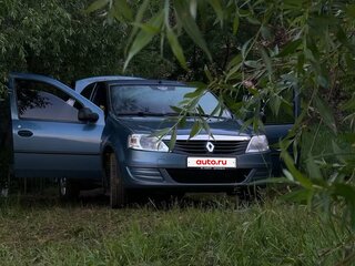 2010 Renault Logan I Рестайлинг, синий, 380000 рублей, вид 2