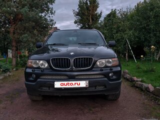 2004 BMW X5 3.0i I (E53) Рестайлинг, чёрный, 795641 рублей, вид 1