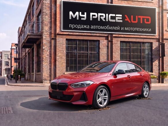 2022 BMW 1 серии 120i III (F52) Рестайлинг, красный