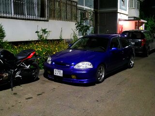 1998 Honda Civic VI, синий, 450000 рублей, вид 1