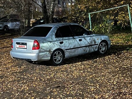 2008 Hyundai Accent ТагАЗ II, серый, 300000 рублей, вид 4