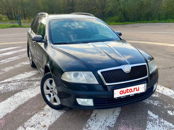2008 Skoda Octavia II (A5), чёрный, 750000 рублей
