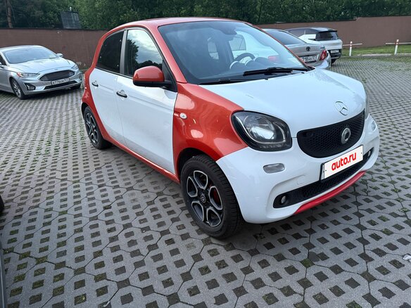 2017 Smart Forfour II, белый, 600000 рублей