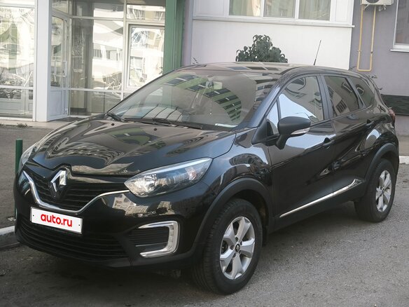 2018 Renault Kaptur I, чёрный