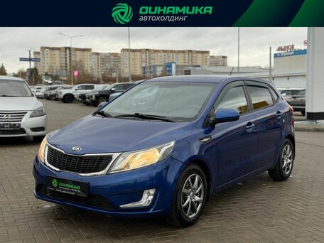 2013 Kia Rio 4-speed III, синий, 965000 рублей, вид 1