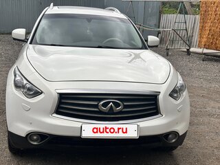 2012 Infiniti FX30d II (S51) Рестайлинг, белый, 1320000 рублей, вид 1
