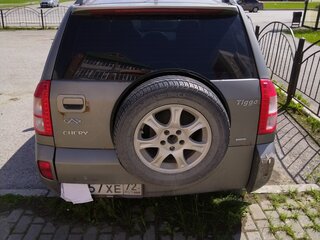 2013 Chery Tiggo (T11) I Рестайлинг (FL), серый, 200000 рублей, вид 3