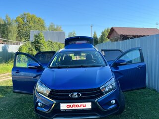 2021 Lada (ВАЗ) Vesta SW Cross I, синий, 1250000 рублей, вид 2