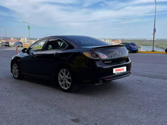 2008 Mazda 6 II (GH), чёрный - вид 1