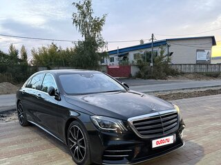 2019 Mercedes-Benz S-Класс 450 Long VI (W222, C217) Рестайлинг, чёрный, 4200000 рублей, вид 3