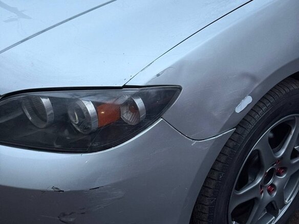 2007 Mazda 3 I (BK) Рестайлинг, серый - вид 4