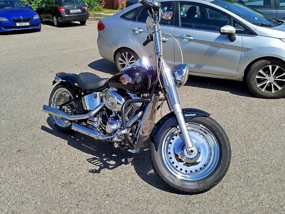 2009 Harley-Davidson Fat Boy, чёрный, 800000 рублей - вид 7