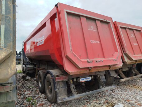 2024 Grunwald Полуприцеп самосвальный, красный, 2548000 рублей, вид 4