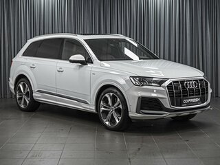2021 Audi Q7 55 TFSI II (4M) Рестайлинг, белый, 7419000 рублей, вид 1