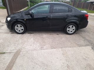 2012 Chevrolet Aveo II, чёрный, 530000 рублей, вид 4