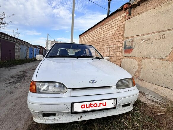 2011 Lada (ВАЗ) 2114, белый, 120000 рублей