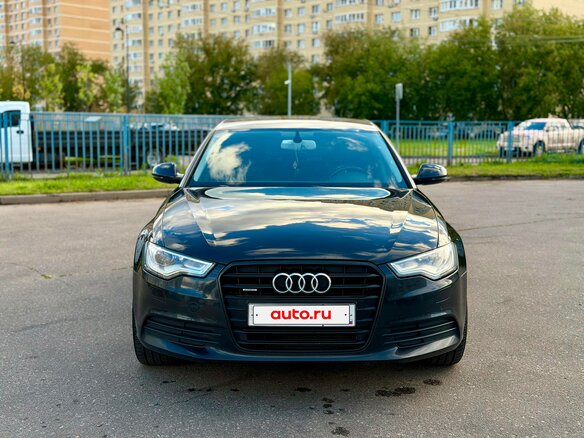 2011 Audi A6 IV (C7), чёрный, 1750000 рублей - вид 1