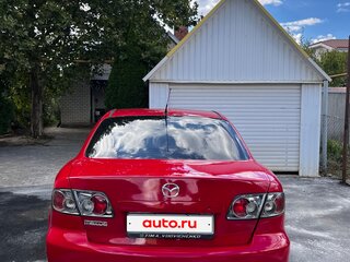 2006 Mazda 6 I (GG) Рестайлинг, красный, 490000 рублей, вид 4