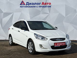 2014 Hyundai Solaris I, белый, 599000 рублей, вид 3