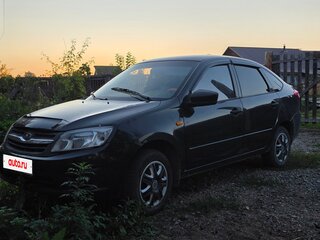 2015 Lada (ВАЗ) Granta I, чёрный, 400000 рублей, вид 2