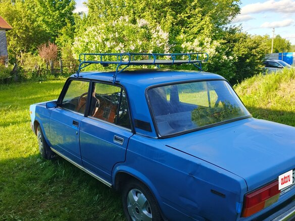 2004 Lada (ВАЗ) 2107, синий, 120000 рублей - вид 4