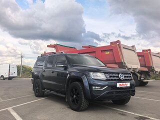 2017 Volkswagen Amarok I Рестайлинг, синий, 3150000 рублей, вид 3