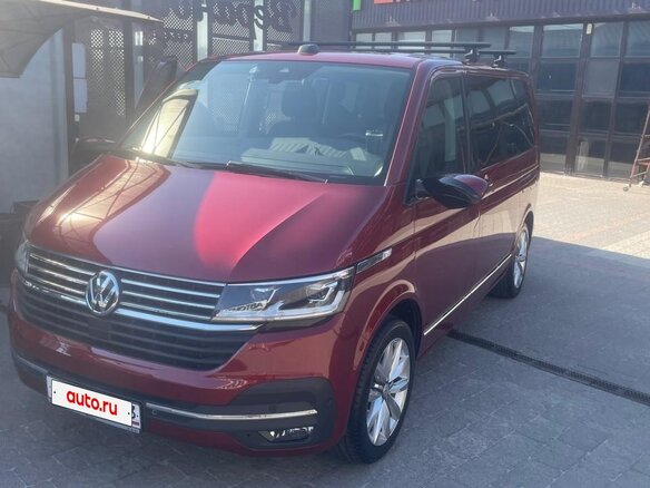 2019 Volkswagen Multivan T6 Рестайлинг, красный, 5250000 рублей - вид 21