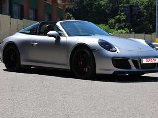 2017 Porsche 911 Targa 4 GTS VII (991) Рестайлинг, серебристый, 12700000 рублей, вид 3
