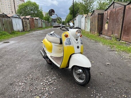 2001 Yamaha Vino 50, жёлтый, 100000 рублей, вид 1