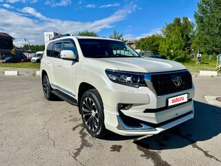 2020 Toyota Land Cruiser Prado 150 Series Рестайлинг 3, белый, 4650000 рублей, вид 4