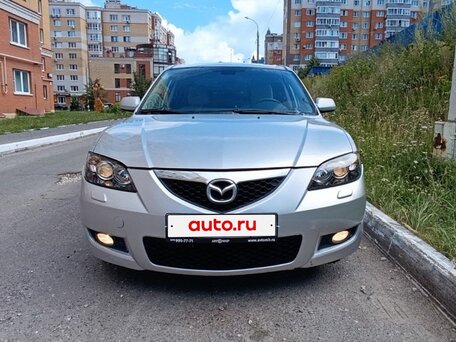 2008 Mazda 3 I (BK) Рестайлинг, серебристый, 550000 рублей, вид 2