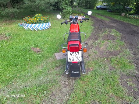 1989 Jawa 350/638, красный, 280000 рублей, вид 3