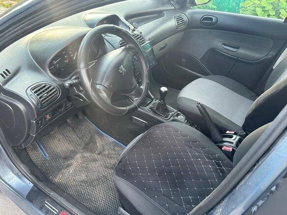 2007 Peugeot 206, серый, 215000 рублей - вид 6