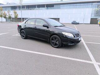 2008 Toyota Corolla X (E140, E150), чёрный, 950000 рублей, вид 2