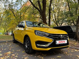 2023 Lada (ВАЗ) Vesta I Рестайлинг (NG), жёлтый, 1100000 рублей, вид 2
