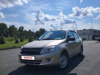2013 Lada (ВАЗ) Granta I, бежевый, 365000 рублей, вид 2